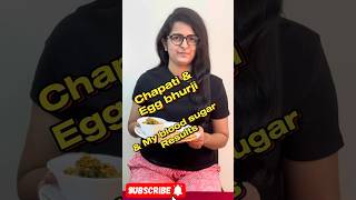 Testing Blood Sugar with Chapati and Egg Bhurji || Anusha Health TV || #gsm #bloodsugartest #glucose