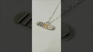 Bottlebee: Making a sterling silver and 18ct gold necklace #goldjewellery #handmadejewellerymaking