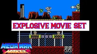 Blast Man - Explosive movie set - 洛克人製作大師 Mega Man Maker