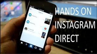 Hands - On : Instagram Direct