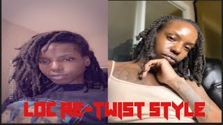 Loc Retwist Ft Rope Style