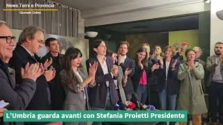 L' Umbria guarda avanti con Stefania Proietti Presidente