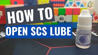 How To Open A SpeedCubeShop Lube Bottle