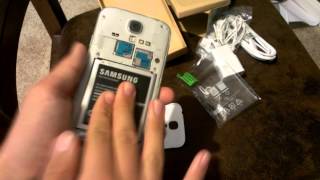 Galaxy s4 unboxing