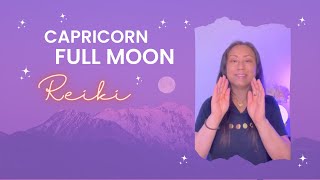 Reiki support to Take a Big Leap towards Your Big Dream ~ Capricorn Full Moon Cycle 🌕💜✨