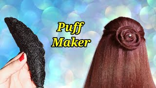 Hairstyling tool | Puff maker | easy hairstyle | hairstyle |