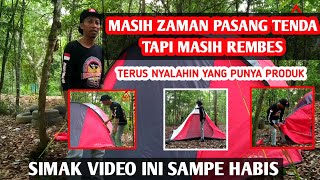 TUTORIAL PASANG TENDA MOLUCCAS 6 PRO ANTI BADAI | CUMA HITUNGAN MENIT