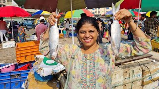 पहिल्यांदा गेलो तळोजा मच्छी मार्केट ला..स्वस्त आणि फ्रेश मच्छी | Taloja Wholesale Fish Market.