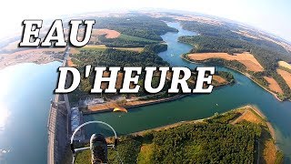 Lac's de l'eau D'heure Belgium with Paramotor