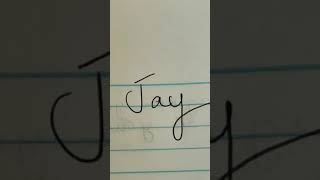 How I imagine your handwriting based off of your name!