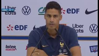 Varane se prononce sur le brassard "one love" et sur Kylian Mbappé