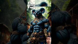 👉Wild muscular animals😍❤️💪 #edit #blackpanther #animals #funnyanimal #fatherlove #instagood #follow