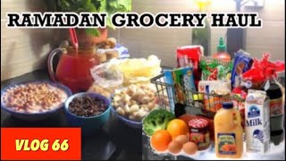 VLOG 66 /RAMADAN GROCERY HAUL /AFTARI / ISLAMABAD WEATHER /HAILSTONE