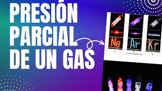 Presión parcial de un gas a partir de los moles en una mezcla