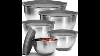 Stainless Steel Mixing Bowl Set