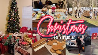 CHRISTMAS WEEKEND VLOG *Roadtrip to Virginia, gift giving/receiving, bday dinner & more| Shalaya Dae