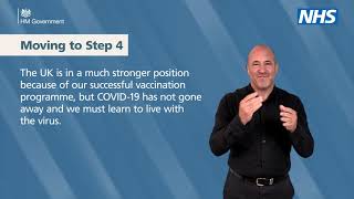 Step 4 Explainer Video BSL - Government plans to manage the spread of Covid-19