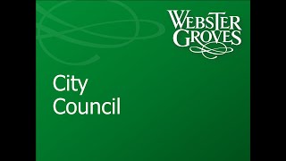 City of Webster Groves Council Meeting 09/03/2024