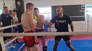 Nathan McGoldrick vs Ush Cambell Muay Thai interclub 4th June