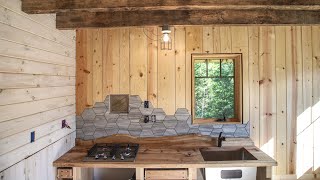 Cabin Build - Grouting and Finishing the Final Wall