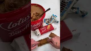 Biscoff Lotus Spread & Hersheys ASMR SNACK #shorts