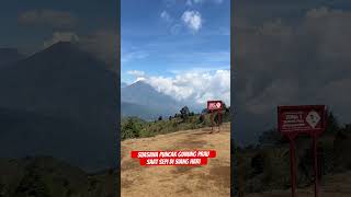 Puncak gunung prau sepi di siang hari #shorts #pendaki  #gunung