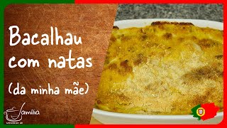 Sabe como fazer o melhor bacalhau com natas português?