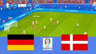 GERMANY vs DENMARK - EURO 2024 | Full Match All Goals | FC 24 Gameplay