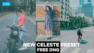 NEW CELESTE PRESET - Lightroom Mobile Tutorial and Free DNG File