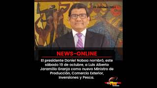 #NewsOnline📰 - #Ecuador🇪🇨 ▶️ Luis Alberto Jaramillo Granja es el nuevo Ministro de Producción.