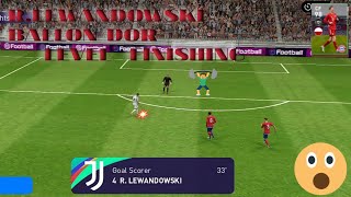 R.LEWANDOWSKI Ballon DOR Level Finishing in pes 21 mobile | Pes21 mobile Multiplayer Match |