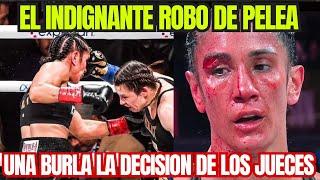 AMANADA SERRANO sufre ROBO en pelea de MIKE TYSON| con el ROSTRO DESTRUIDO dio el DOBLE de GOLPES