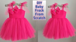 Beautiful baby frock cutting & stitching | Baby frock cutting & stitching for 2-3 year girl | Frock