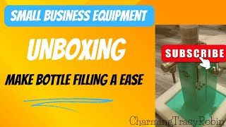 Unboxing A Bottle Filling Machine | Manual Bottle Filling Machine with Transparent Funnel