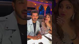 Shilpa Shetty and Arjun Bijlani in India's Got Talent Show #shorts