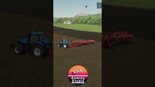 Plowing in Farming simulator 2022 time lapse #farmingsimulator22 #plowing #drumandbass #farming #fyp