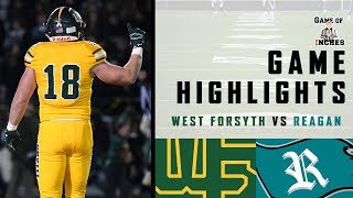 West Forsyth vs. Reagan Week 11 Highlights | Triad HS FB