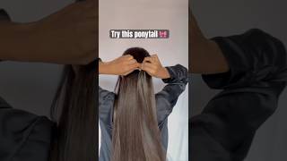 Try this cute ponytail 🎀 #ponytail #hairstyletutorial #explore #shortsvideo #ytshortsvideo #hairs