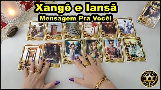 🔴(((XANGÔ e IANSÃ))) O Casal do Dendê Tem GRANDES REVELAÇÕES Pra Você!