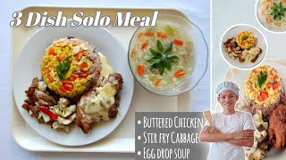 Easy 3 Dish Solo Meal