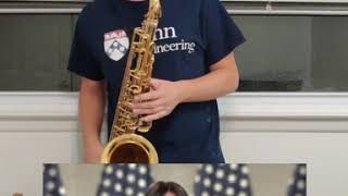 Speech on a saxophone