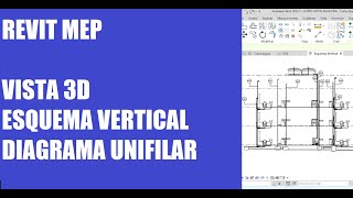 Aula 39 Revit MEP Exemplo Agua Fria, Esquema vertical, vista 3D da cisterna