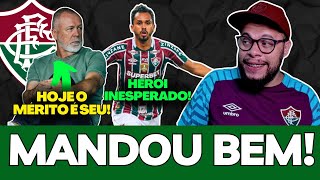 HOJE O MÉRITO É DELE, MANO MANDA BEM E O FLUMINENSE VENCE O ATLÉTICO MG