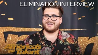 Elimination Interview: Noah Guthrie Sends Love To His Hometown - America's Got Talent 2018