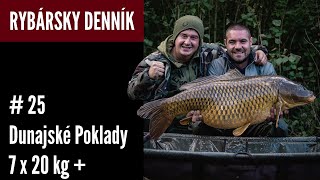 Dunajské Poklady 7x 20kg + │ Rybársky Denník Jakuba Fabiana #25