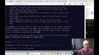 Joel Grus - Advent of Code 2023 - Day 02