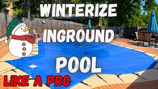 HOW TO CLOSE (WINTERIZE) A SWIMMING POOL (Step by Step)