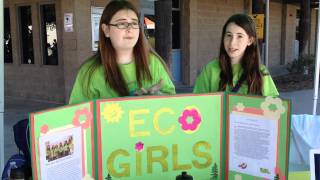 The "Ecogirls" from Oak Park reinforce the idea of "TuBeshvat". By Nomie Azoff