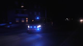 [Einsatzfahrt] MTF Feuerwehr Gronau + 2x Vito Polizei NRW