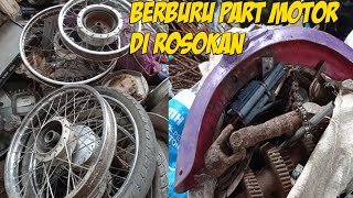 berburu sparepart motor di rongsokan no hoax no tipu tipu no setingan